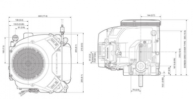 Benzininis variklis HONDA GXV660 (21.5 AG)